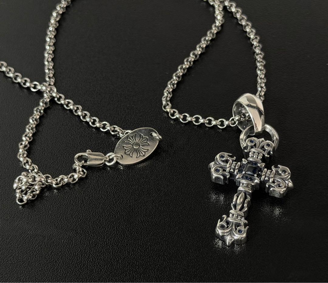 ネックレス シルバー タイニーフィリグリークロス silver925刻印入り
