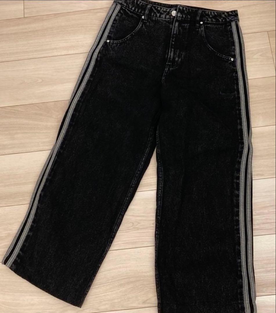 adidas Denim Firebird Pants 30inch 裾上げ済