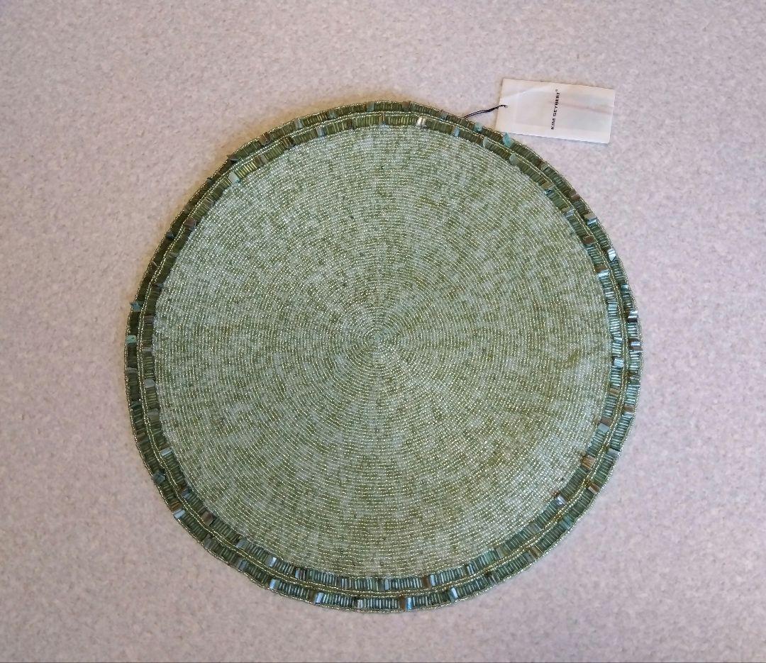 ★アメリカ★キムセイベルト★プレースマット★ビーズ★