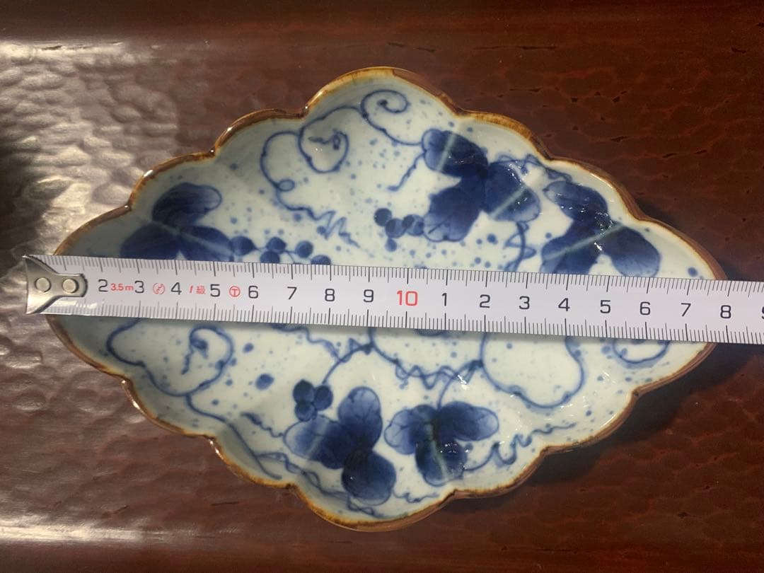 2枚　有田福泉窯　美品　変形皿