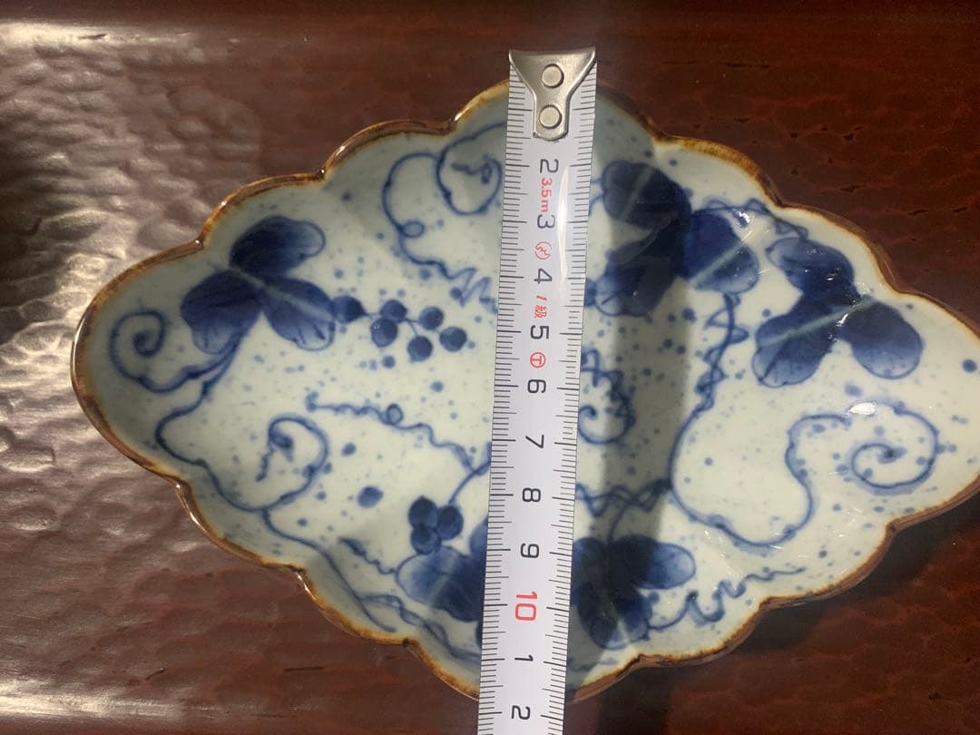 2枚　有田福泉窯　美品　変形皿