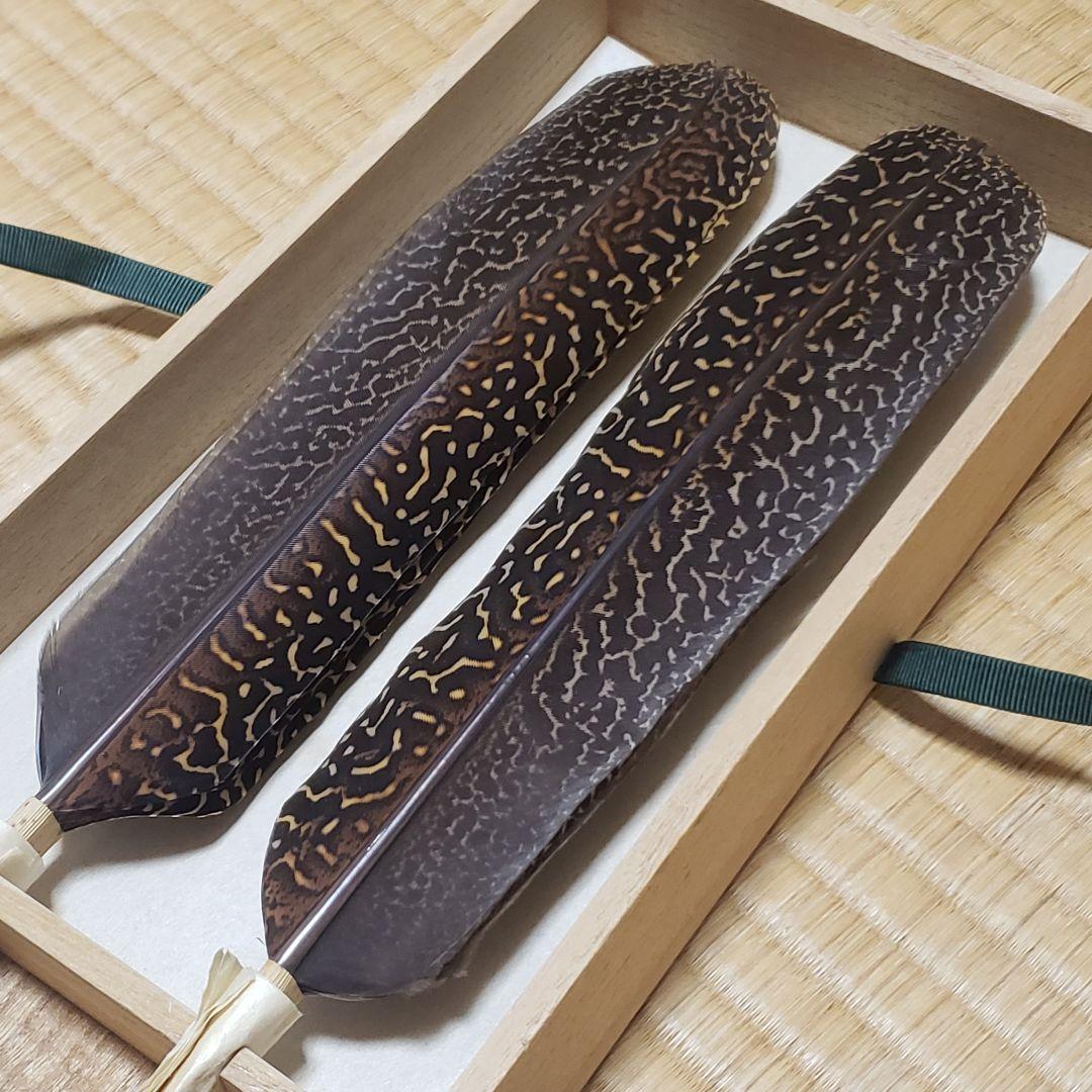 茶道具 炉用 青鸞 セイラン せいらん (胡麻) 羽箒 仕立師 杉本鳳堂