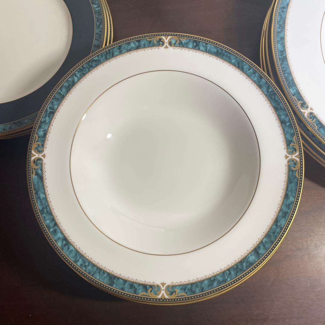 ノリタケ エセックスコート　ディナー皿12枚セット　スープ、デザート&ディナー