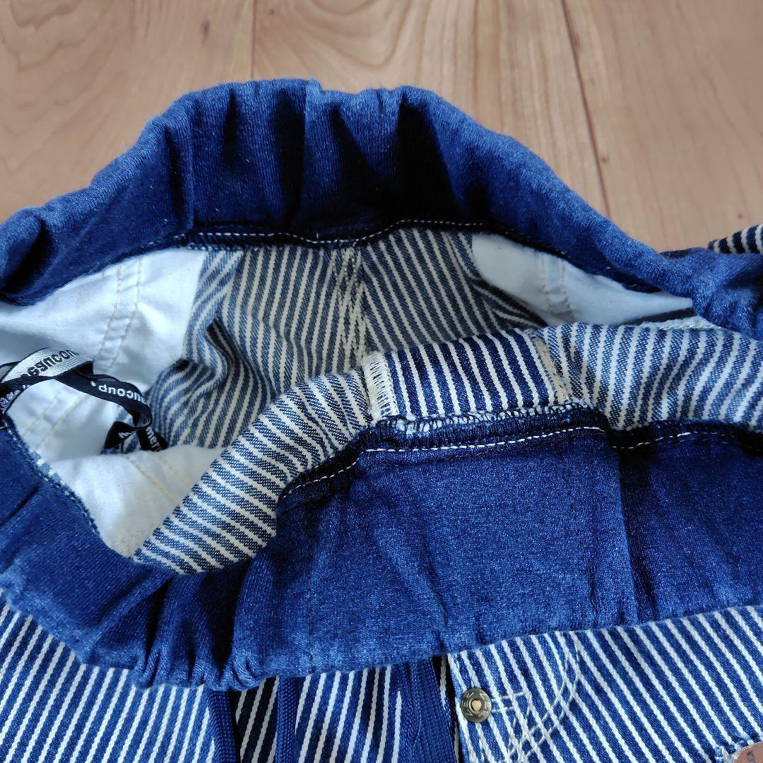 メルシーボークー Leeコラボ ヒッコリーデニムパンツ