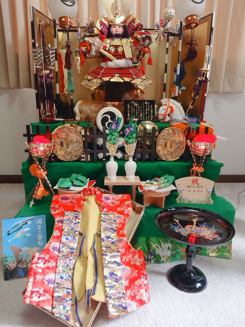 五月人形 三段飾り