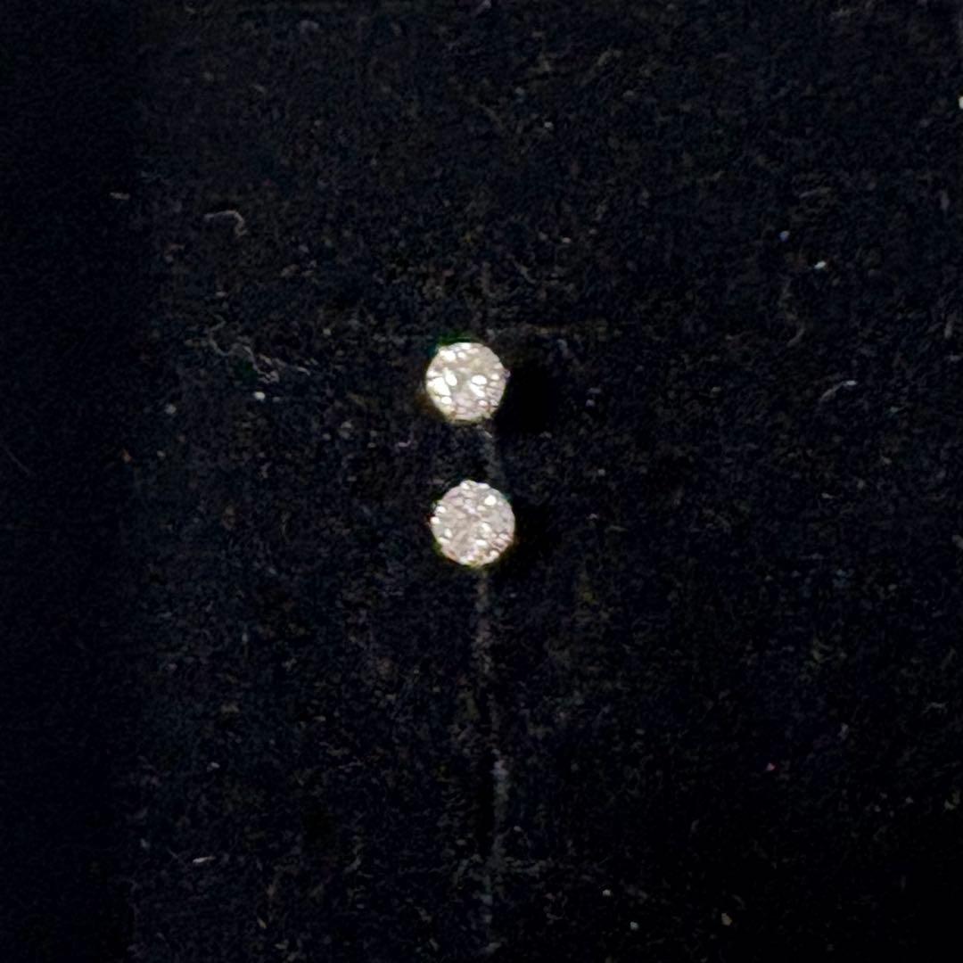 k18WGダイヤモンドピアス