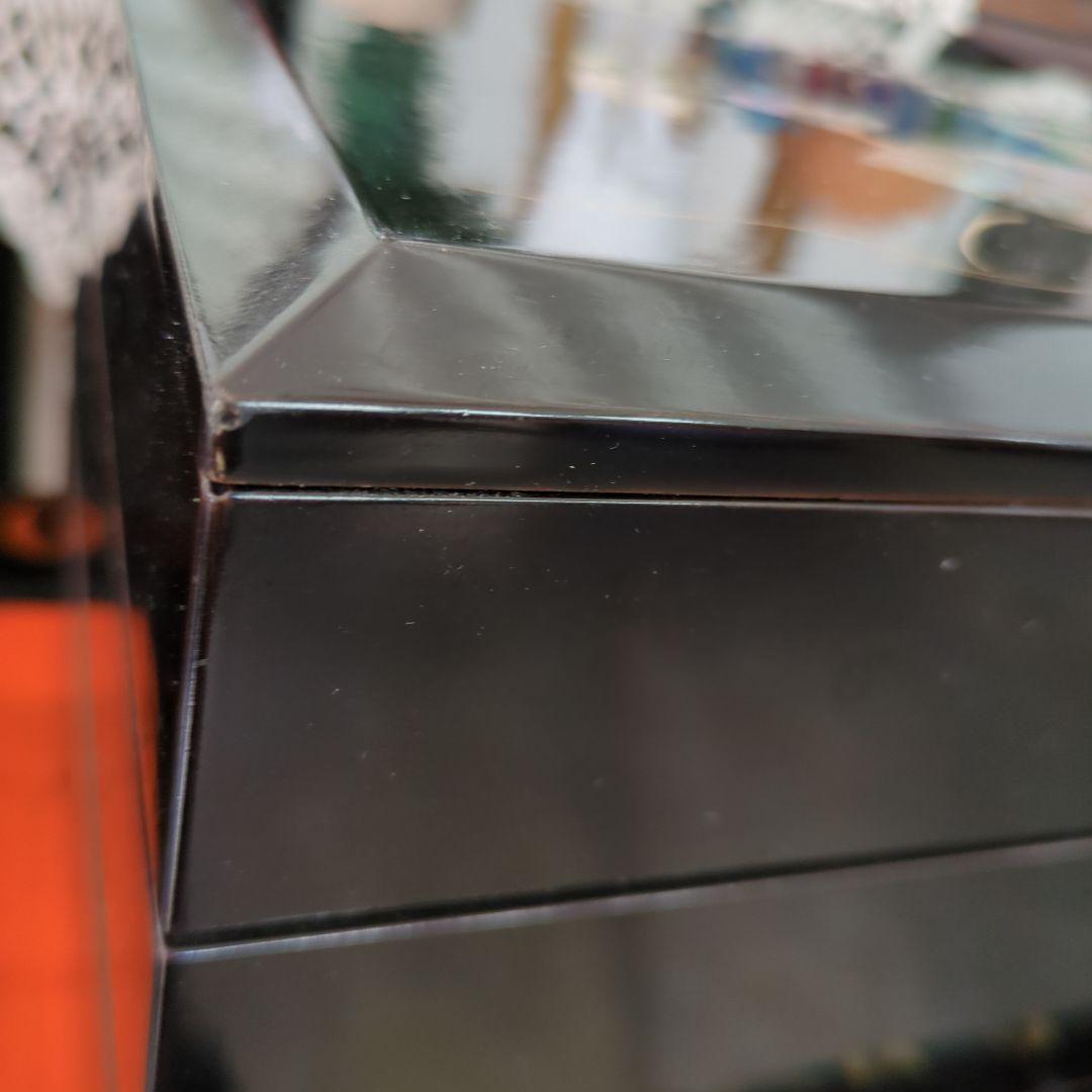 骨董　重箱　螺鈿　三段重　木製　漆器　正月　おせち　木箱