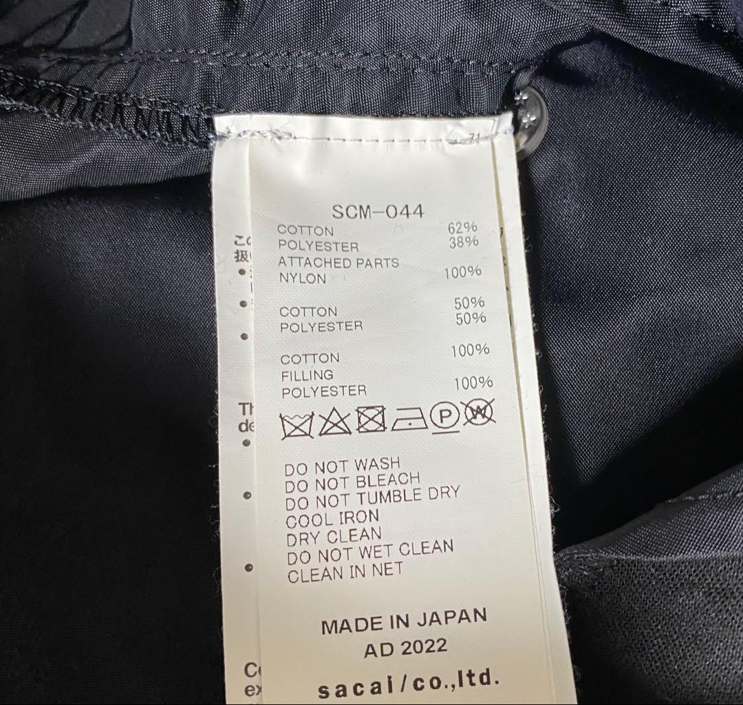 トップス sacai Sponge Sweat x MA-1 Hoodie 3