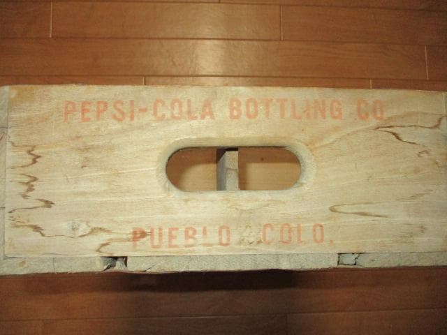 ヴィンテージ　６０年代　PEPSI COLA　ペプシコーラ　ボトルケース　木箱
