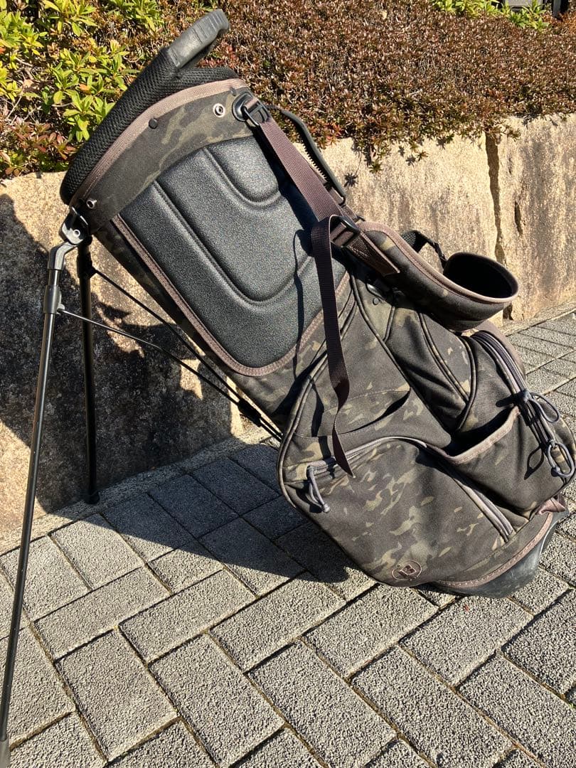 ブリーフィングゴルフ　キャディバッグ CR-4 #02 マルチカモブラック