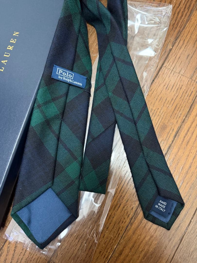 Polo by Ralph Lauren ブラックウォッチ　ネクタイ