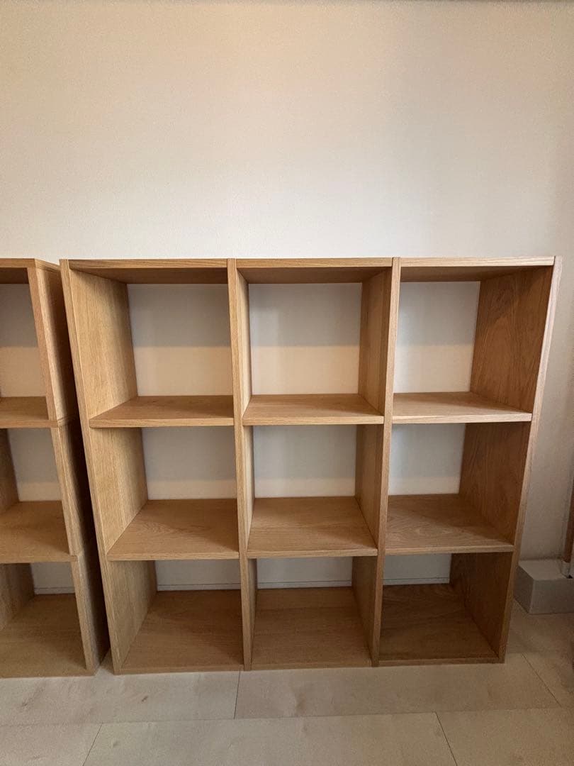 無印良品　スタッキングシェルフ　３段×３列