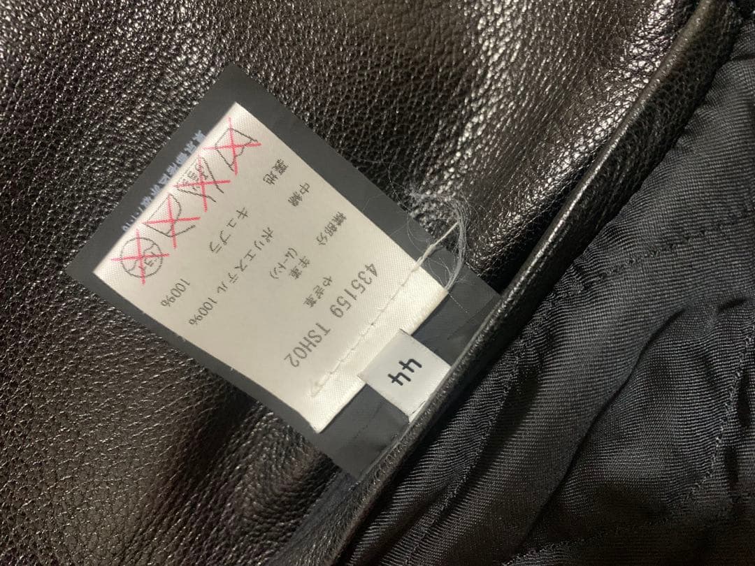 BALENCIAGA ブラックライダースジャケット