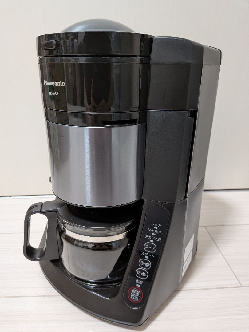 【美品】Panasonic コーヒーメーカー NC-A57-K
