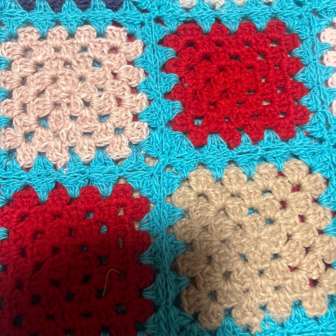 圧縮発送ハンドメイド かぎ針編みマルチカバーハンドメイド