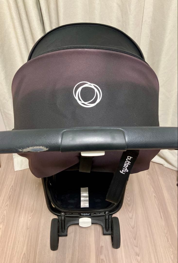 バガブーバタフライ bagaboo ミッドナイトブラック バンパー付 ベビーカー