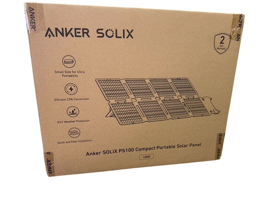 P*o様 新品 Anker Solix PS100 100Wソーラーパネル
