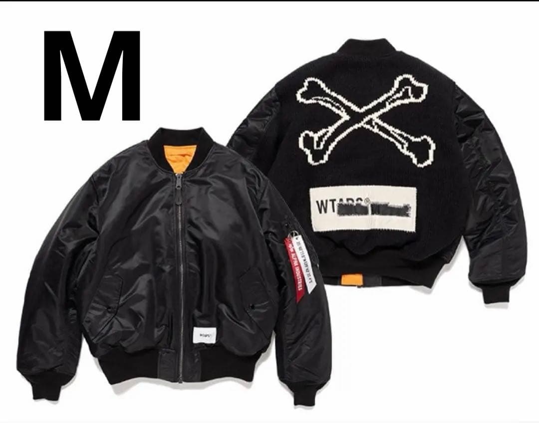 WTAPS× ALPHA MA-1 CORESPEC 新品BLACK サイズM