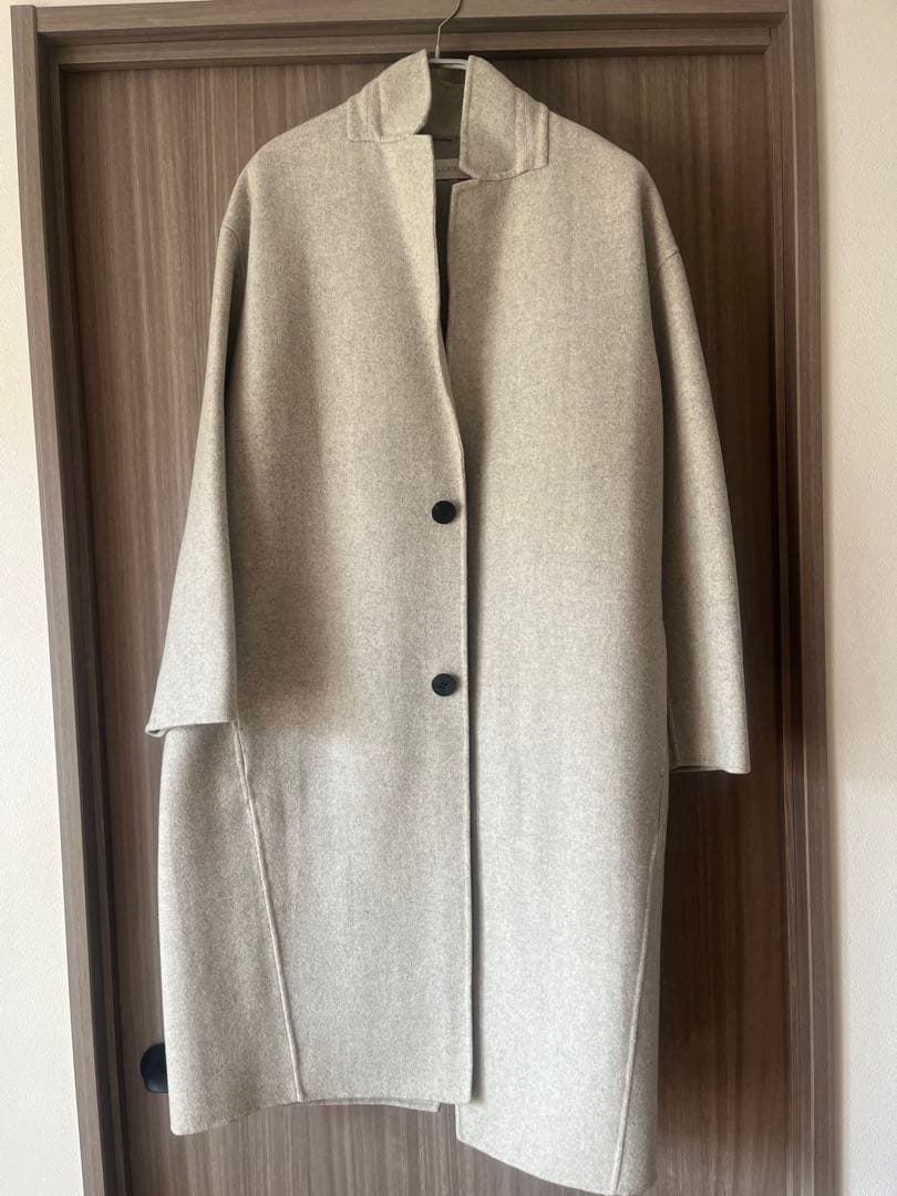 GALERIE VIE ギャルリーヴィー・ライトメルトンコート 34グレー