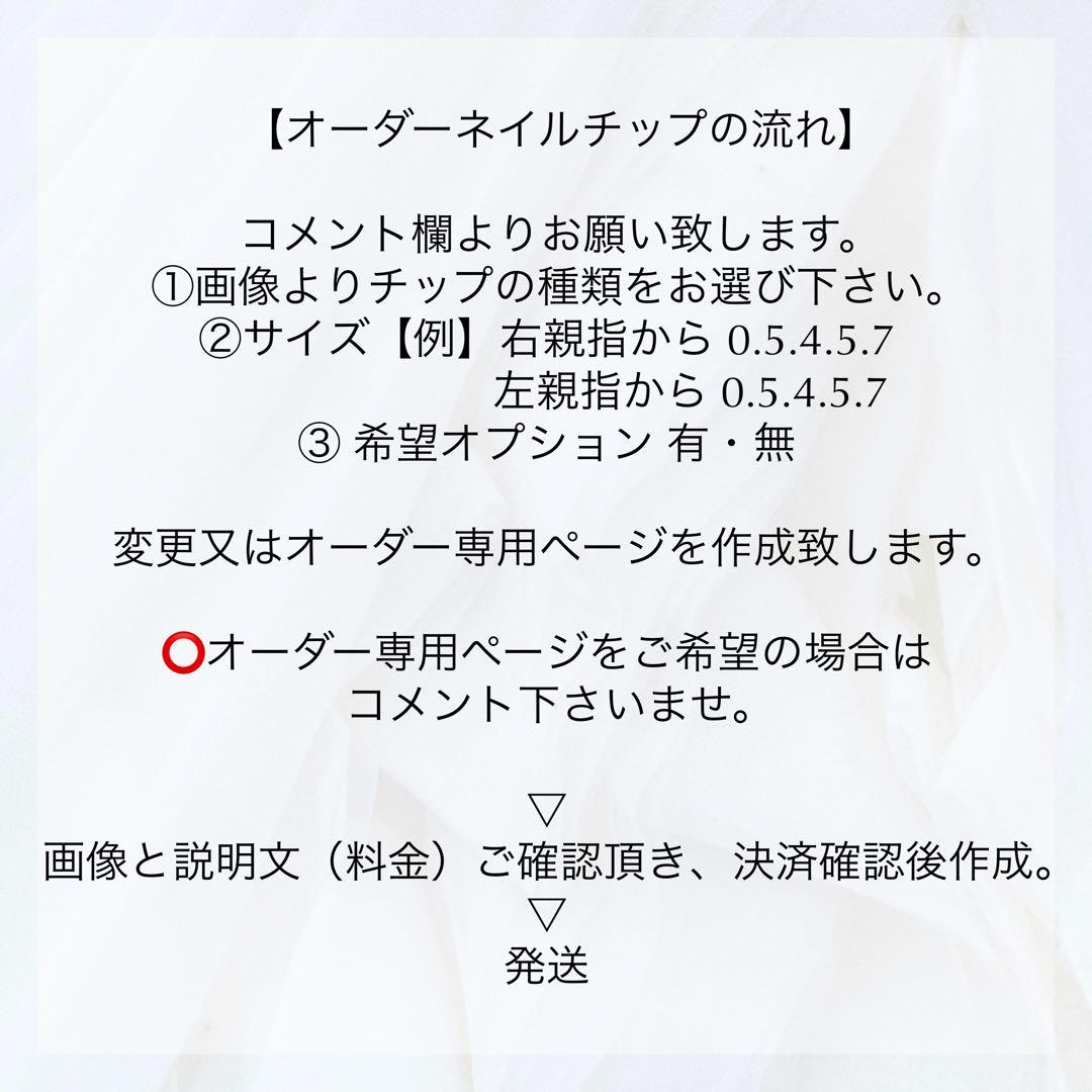 H Ä L　ネイルチップ　サイズオーダー