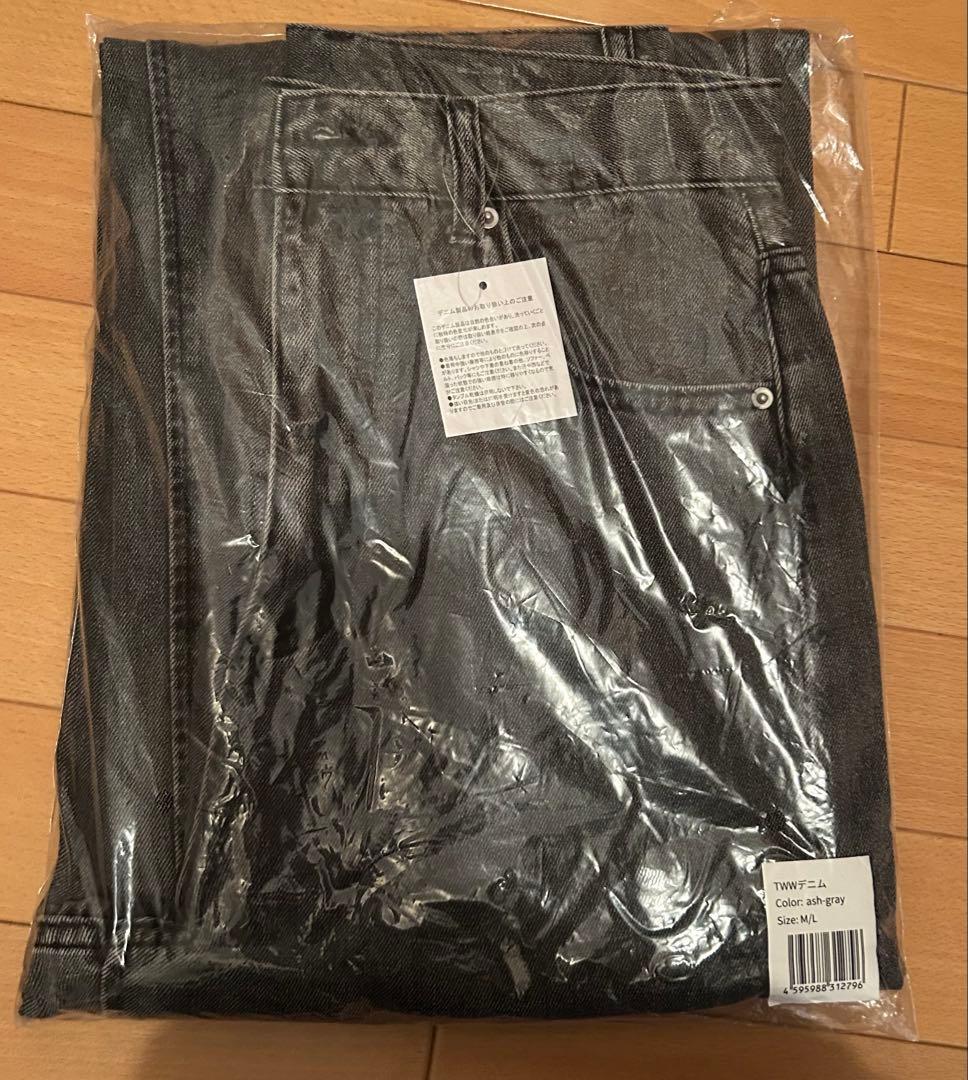 TWWデニム ash-gray M/L 骨格ウェーブ