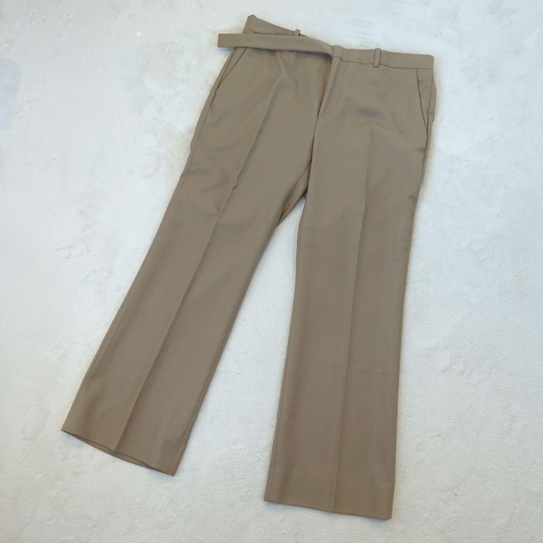 人気 グッチ セットアップ ダブル パンツスーツ 40 44 ベージュ L