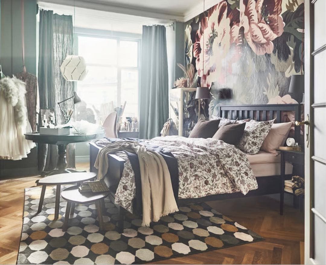 IKEA HEMNES ヘムネス ダブルベッド 140×200cm 送料込み