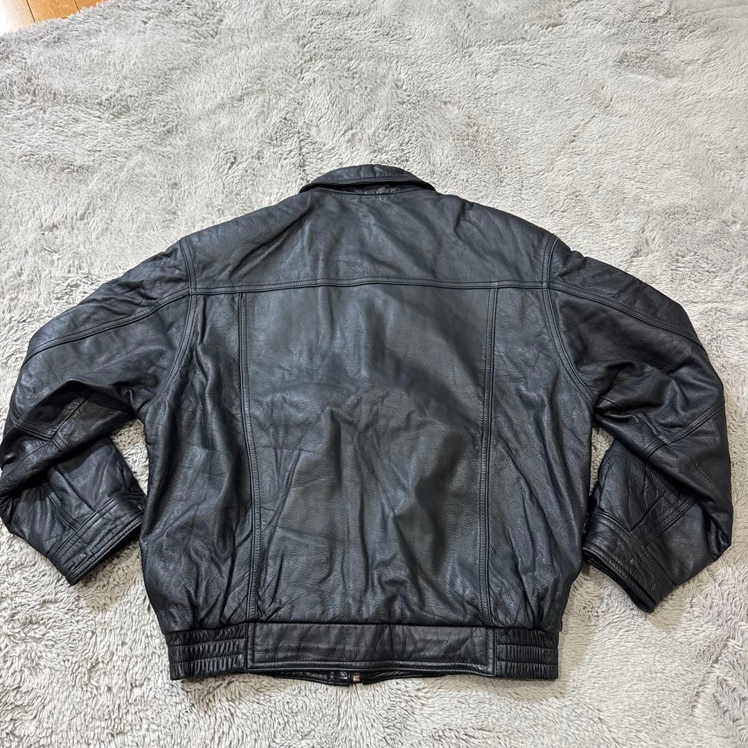 ジャケット・アウター 80s A-2 real leather bomber jacket Vtg b