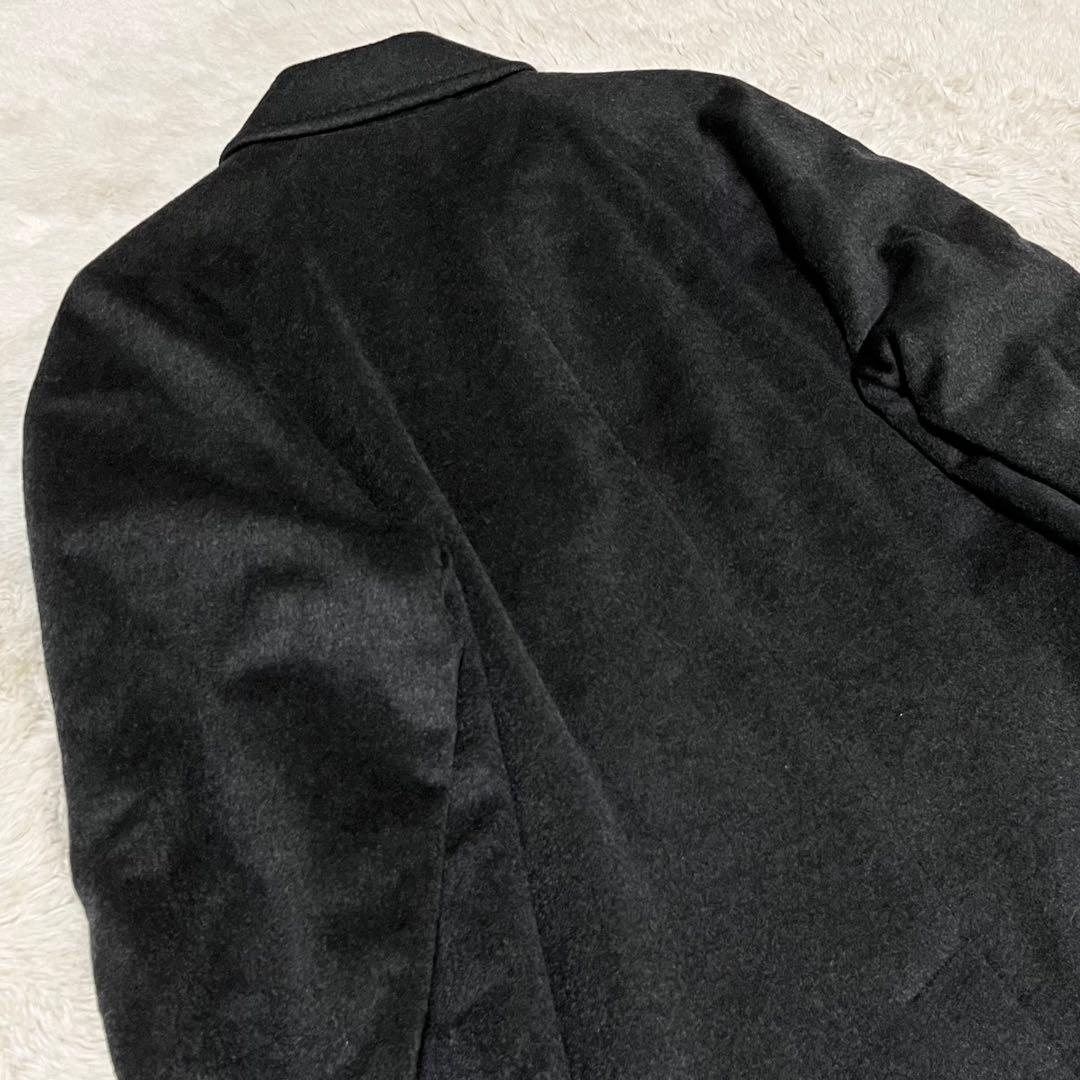 美品　メンズ L&B カシミヤ100% ロングコート　ステンカラーコート　M L