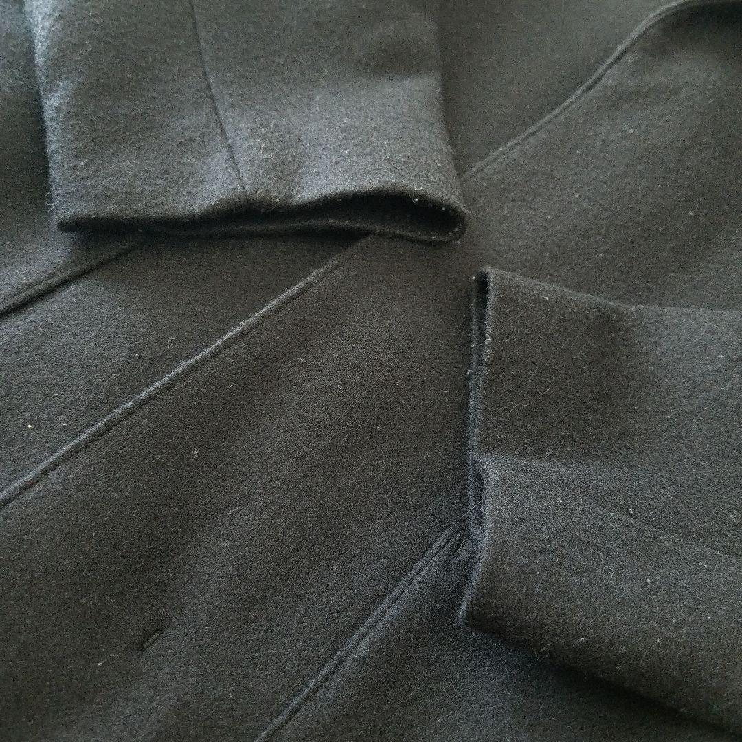 美品✨ハイク WOOL SHOP COAT ロングコート チェスター ブラック