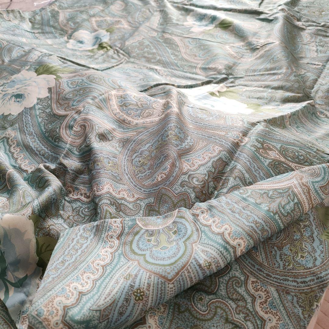 エトロペイズリー掛け布団カバー 1枚 150x210枕カバー２枚綿100%