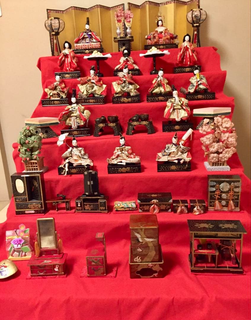 【当日発送！】おひなさま 七段飾り 十五人飾り ②雛人形セット(①と購入必須)