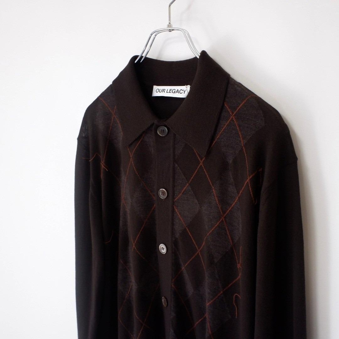 トップス OUR LEGACY EVENING POLO PUB ARGYLE 50