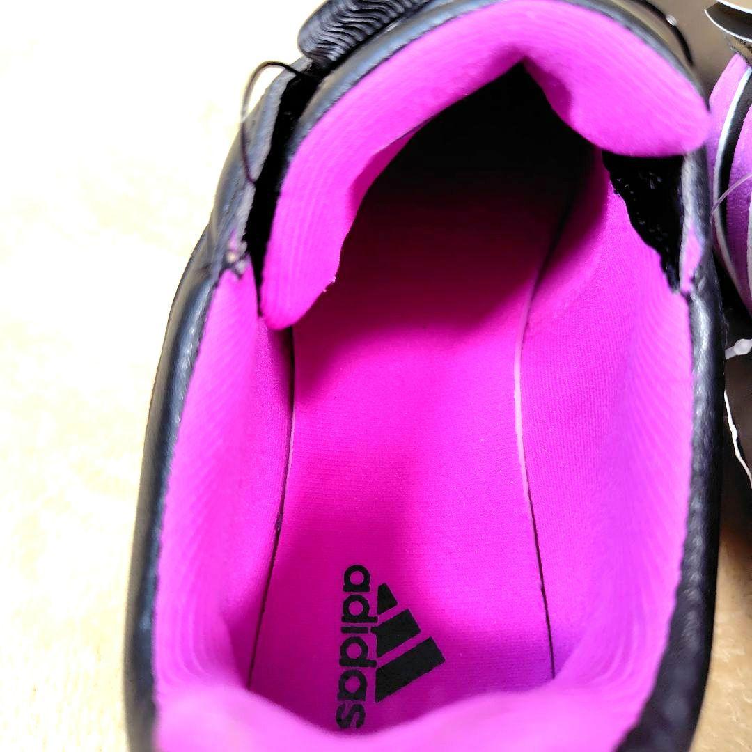 新品未使用 アディダス ゴルフシューズ ドライバーボア スパイク 黒色 24