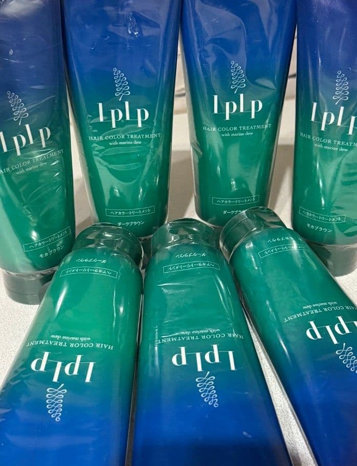 lPLP ヘアカラートリートメント ダークブラウン4本 モカブラウン3本