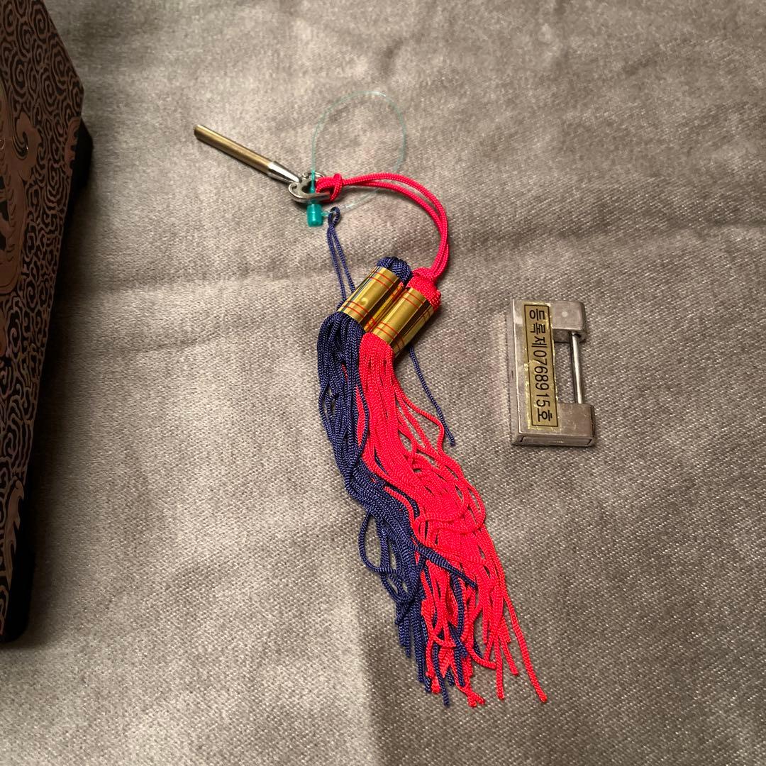 作家　漆器 ドラゴン模様の箱