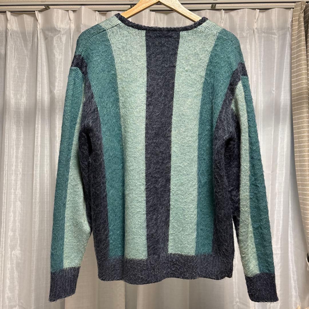 needles モヘアカーディガン　beauty&youth別注 ストライプ　S