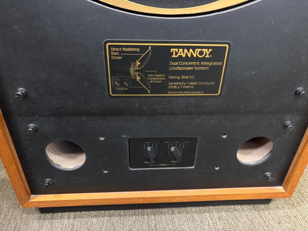 【ジャンク品】Tannoy フロアスタンディングスピーカー 現状お渡し 1ヶ ①