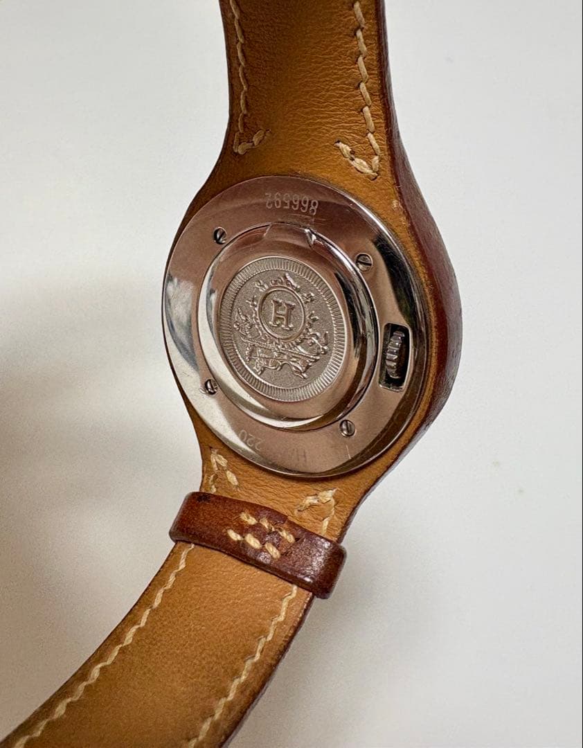 動作OK 2026.1 電池交換済HERMES エルメス 時計 アーネ ゴールド