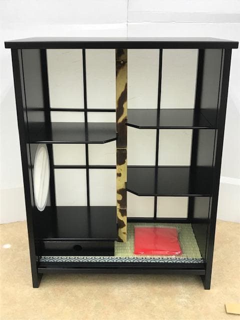 お値下げしました。茶道 黒塗り茶箱No7