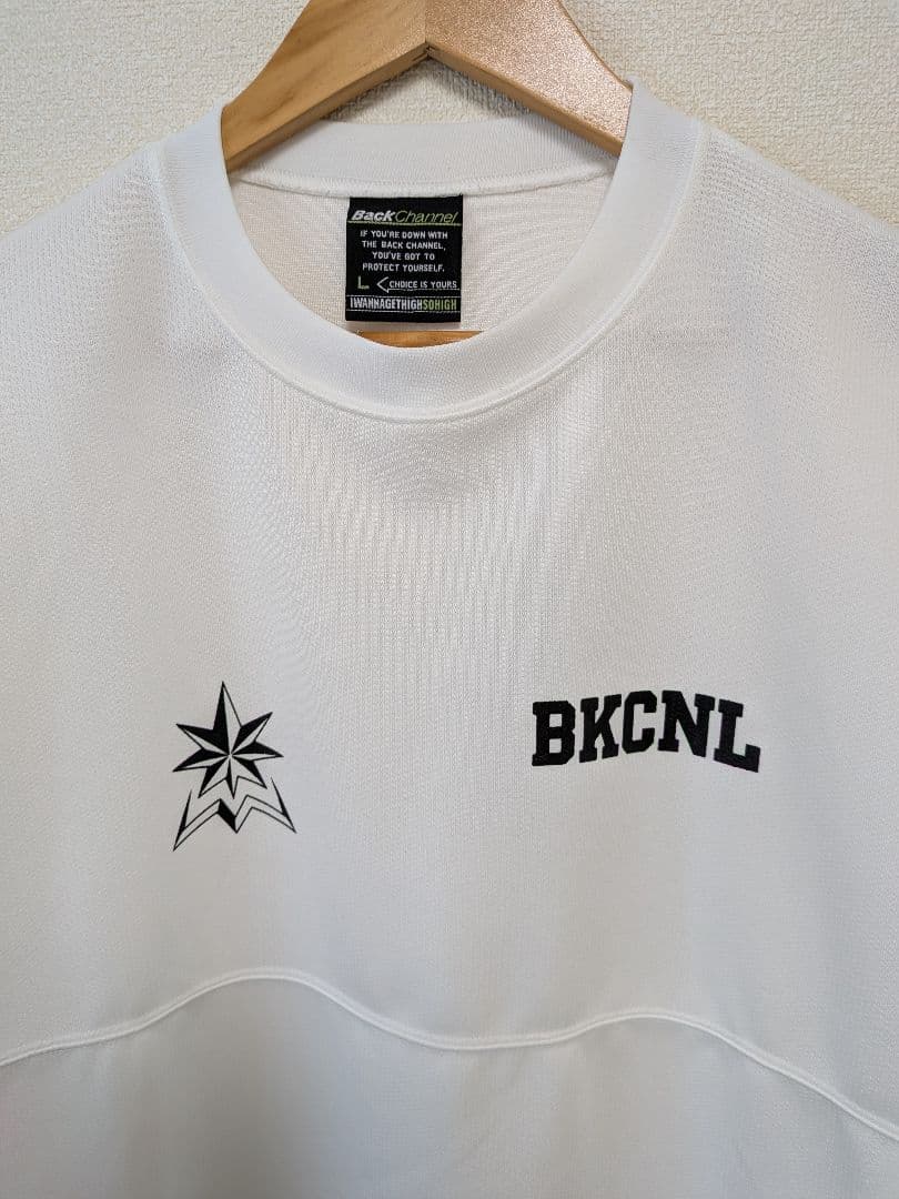 美品☆ Back Channel WIDE MESH LONG SLEEVE T