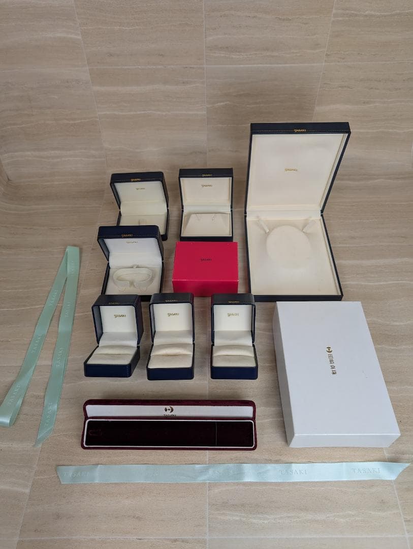 まとめ売り　TASAKI 　田崎　空き箱　ケース　セット　指輪　ネックレス