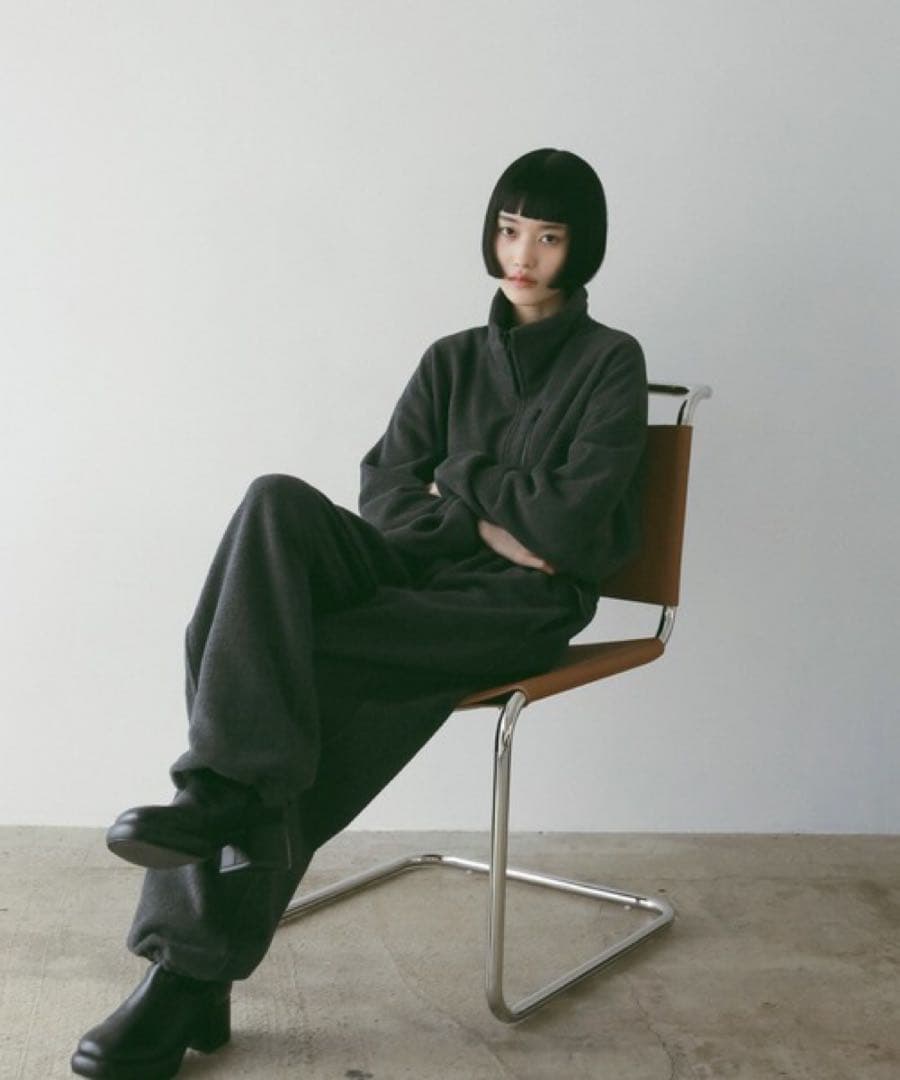 《紙タグ有》anuke Fleece Halfzip Combinaison