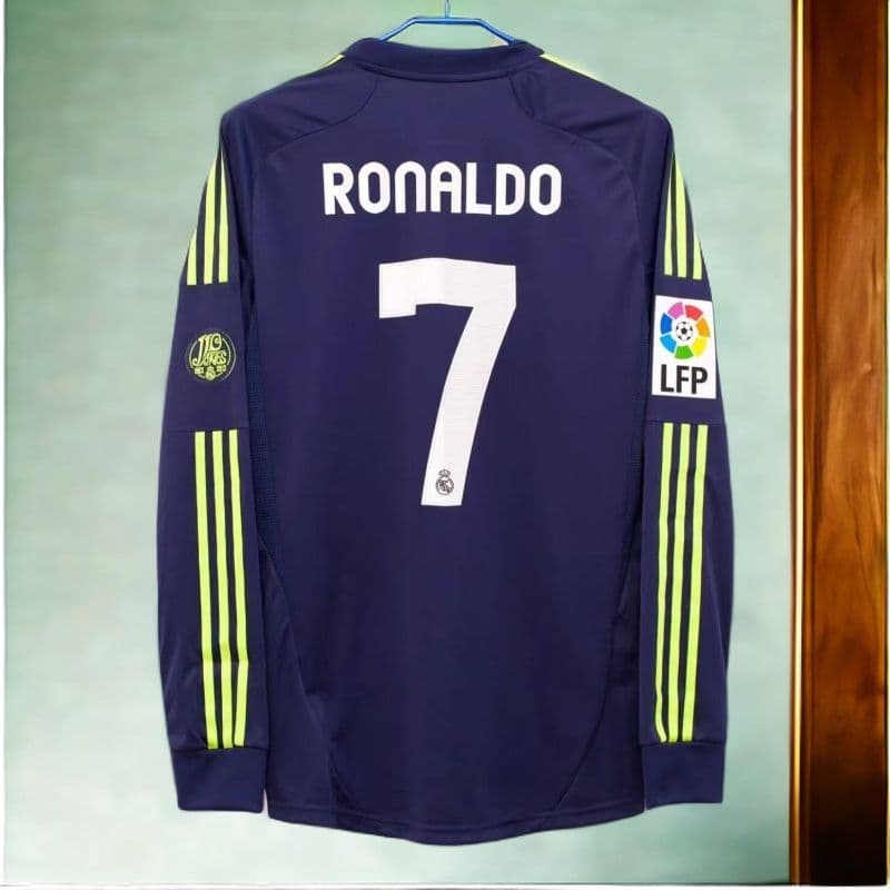 12-13 レアル・マドリード RONALDO 7 アウェイ 長袖 シャツ