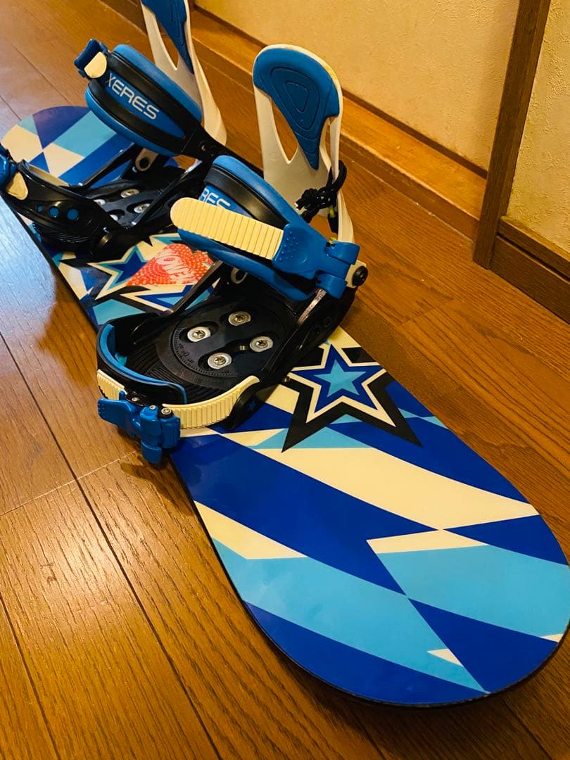 美品✨XERES スノーボード キッズ 118cm Jr.ビンディング付