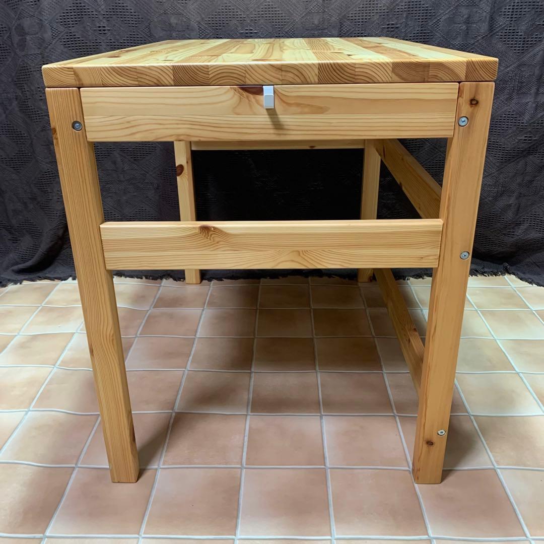 【天板ワックス処理済み】無印良品 パイン材デスク 幅86 リモートワーク 勉強机