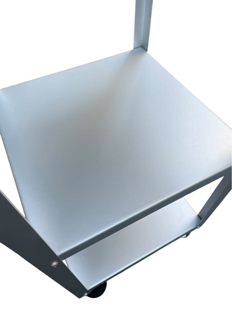 無印良品 アルミシェルフ 廃盤品 鈴木敏彦デザイン 3段 キャスター止め付き