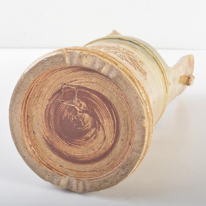 北大路魯山人作　黄瀬戸　切立手桶　黒田陶々庵極め箱　M　R6934