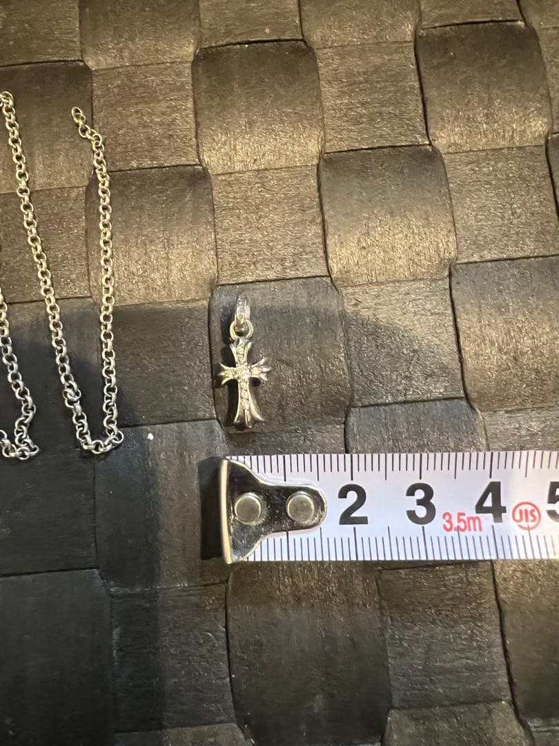 CHクロスベビーファットパヴェダイヤモンド　18インチロールチェーンセット