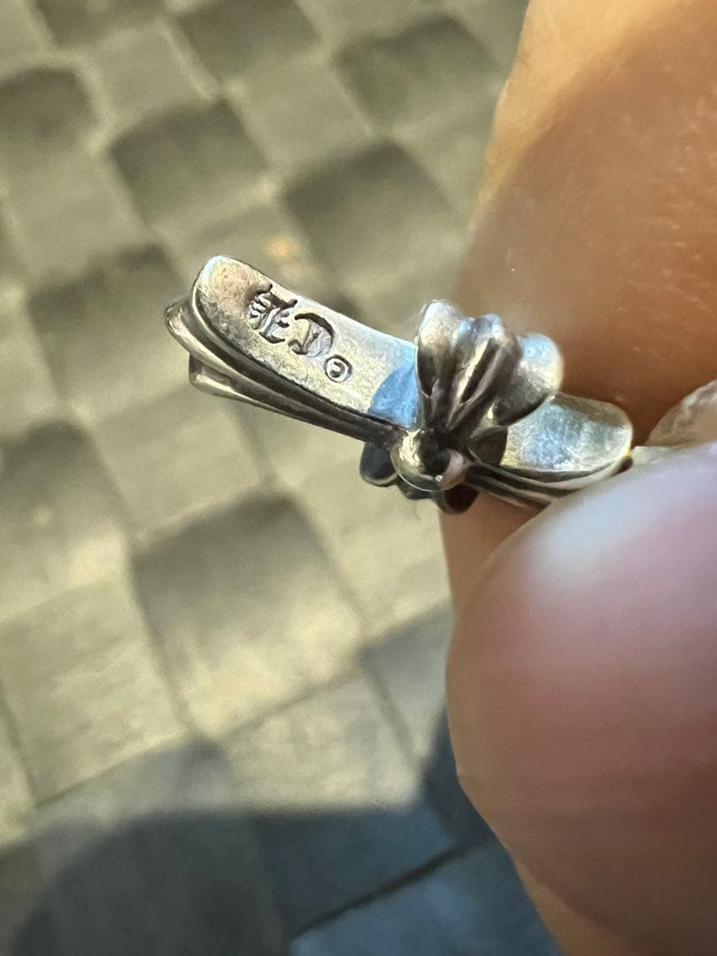 CHクロスベビーファットパヴェダイヤモンド　18インチロールチェーンセット